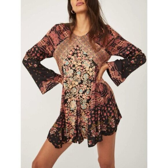 NWOT- FREE PEOPLE- STEVIE TUNIC TOP- BLOUSE- XS - Picture 9 of 13